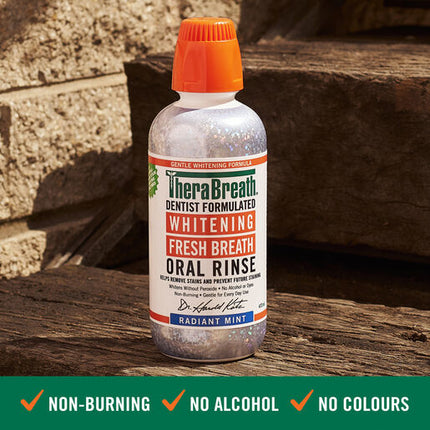 TheraBreath Whitening Mouthwash 473ml