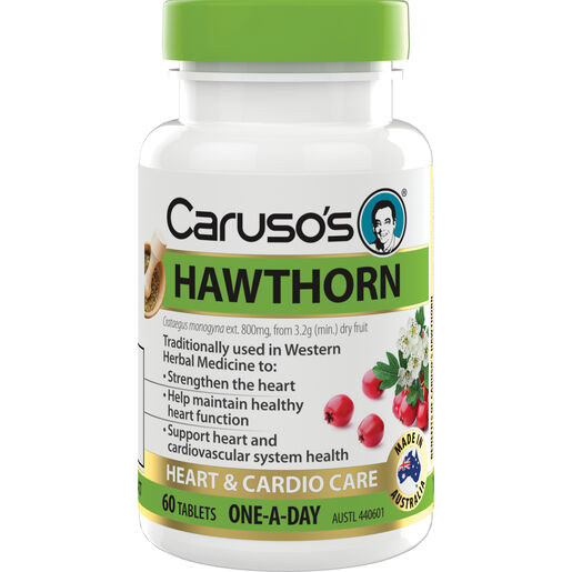 Caruso's Natural Health Hawthorn 60 Tablets