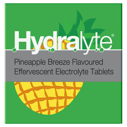 Hydralyte Pineapple Breeze Effervescent Electrolyte Tablets 20