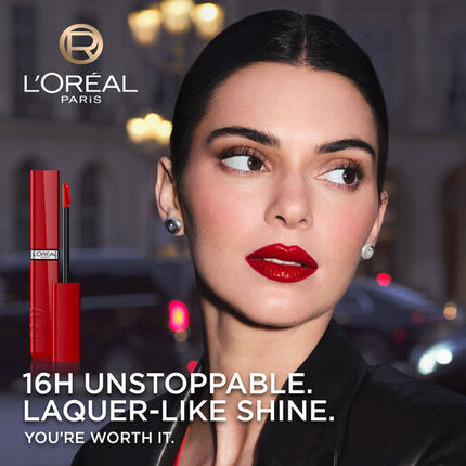 L'Oréal Paris Infallible Lacque Resistance Lacquer-Like Shine Finish 16H Longwear 520 Berry Bordeaux 5ml