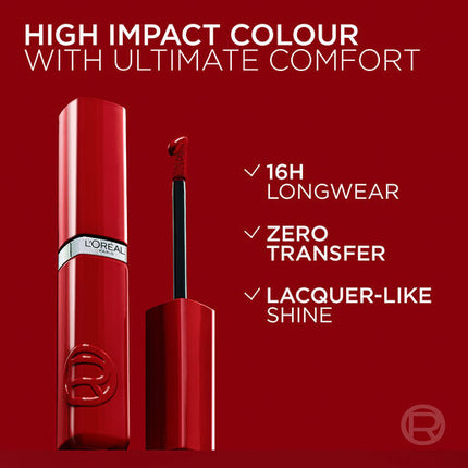 L'Oréal Paris Infallible Lacque Resistance Lacquer-Like Shine Finish 16H Longwear 635 Worth It Medium 5ml