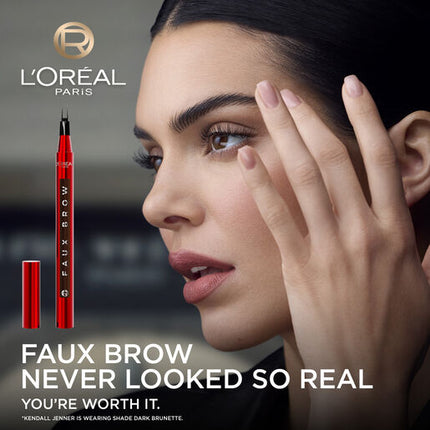 L'oreal Infallible Faux Brow Pencil Ebony Black