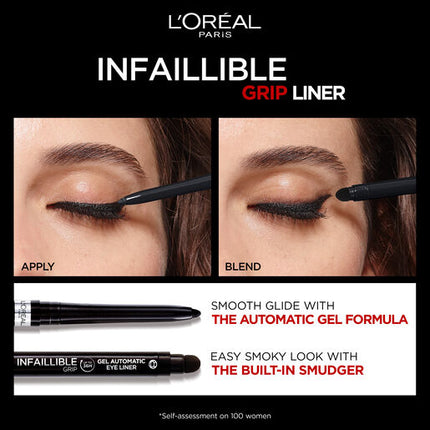 L'Oreal Paris Infallible Grip 36Hr Gel Automatic Eyeliner 12 Bronzed Expresso