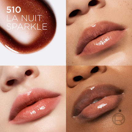L'Oréal Paris Lip Gloss Plump Ambition Hyaluron Lip Oil 510 La Nuit Sparkle