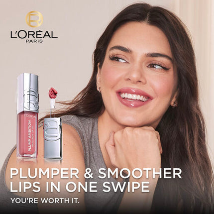 L'Oréal Paris Lip Gloss Plump Ambition Hyaluron Lip Oil 601 Worth It