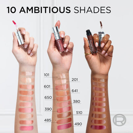 L'Oréal Paris Lip Gloss Plump Ambition Hyaluron Lip Oil 101 Cristal Clear