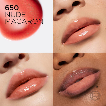 L'Oréal Paris Lip Gloss Plump Ambition Hyaluron Lip Oil 650 Nude Macaron