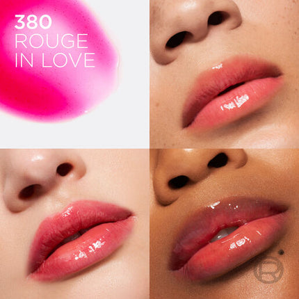 L'Oréal Paris Lip Gloss Plump Ambition Hyaluron Lip Oil 380 Rouge In Love