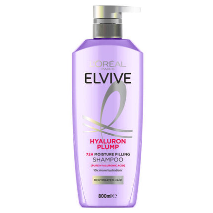 L'Oréal Paris Elvive Hyaluron Plump 72H Moisture Filling Shampoo 800ml