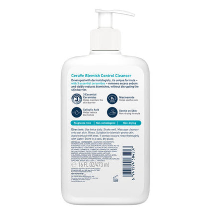 CeraVe Blemish Control Cleanser 473ML