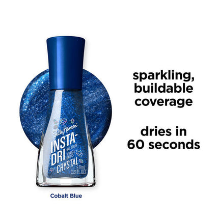 Sally Hansen Insta-Dri Nail Polish Crystal Collection Cobalt Blue