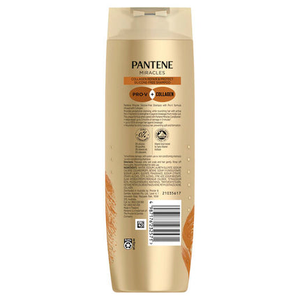 Pantene Miracles Collagen Repair & Protect Silicone-Free Shampoo 375ml