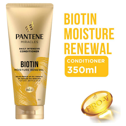 Pantene Miracles Conditioner Biotin Moisture Renewal 350ml