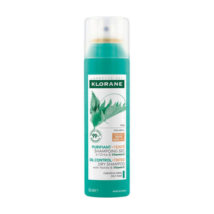 Klorane Dry Shampoo with Nettle & Vitamin E - Tinted 150ml