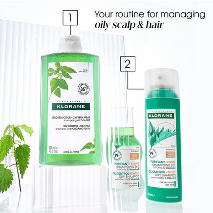 Klorane Dry Shampoo with Nettle & Vitamin E - Tinted 150ml