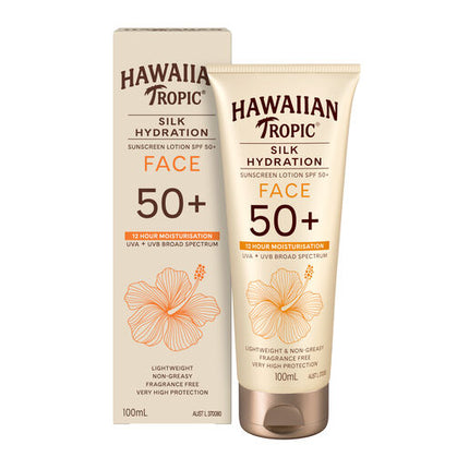 Hawaiian Tropic Silk Hydration Free Sunscreen Lotion SPF50+ 100mL