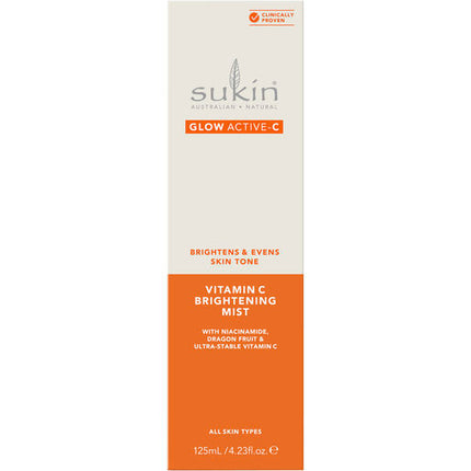 Sukin Glow Active-C Vitamin C Brightening Facial Mist 125ml