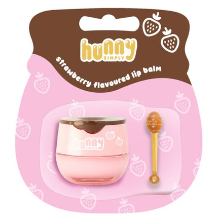 Hunny Simply Honeypot Lip Balm Strawberry Flavoured