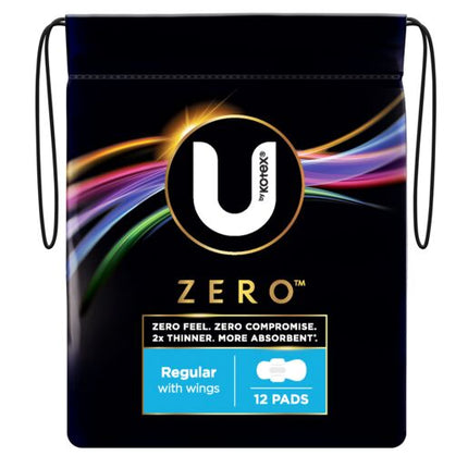 U By Kotex Zero Regular Wing 12