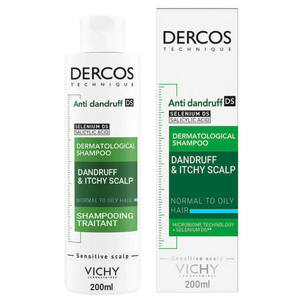 Vichy Dercos Anti Dandruff Shampoo for Normal to Oily Hair 200ml