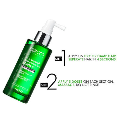 Vichy Dercos Dandruff-Prone Scalp Serum 10 Leave In Treatment 90ml