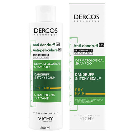 Vichy Dercos Anti Dandruff DS Shampoo for Dry Hair 200ml