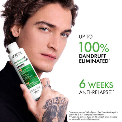 Vichy Dercos Anti-Dandruff 2in1 Dermatological Conditioning Shampoo 200ml
