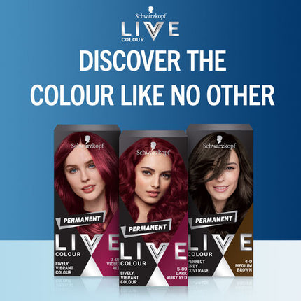 Schwarzkopf LIVE Colour Permanent 5.89 Dark Ruby Red