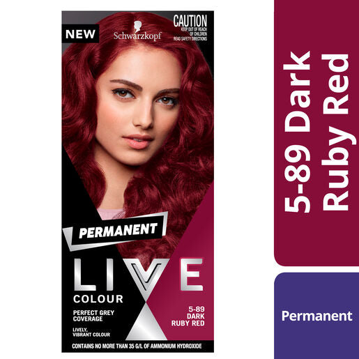Schwarzkopf LIVE Colour Permanent 5.89 Dark Ruby Red