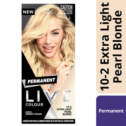 Schwarzkopf LIVE Colour Permanent 10.2 Extra Light Pearl Blonde