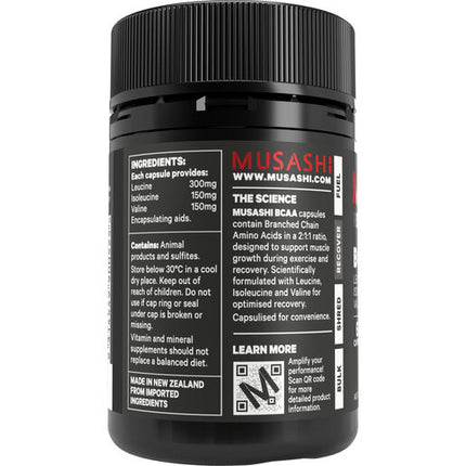 Musashi BCAA 60 Capsules