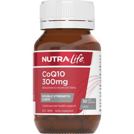 Nutra-Life CoQ10 300mg 30 Capsules
