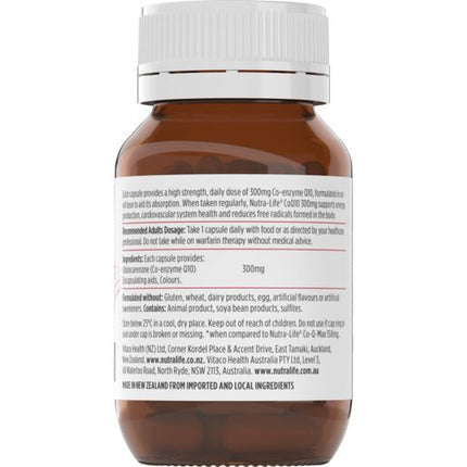 Nutra-Life CoQ10 300mg 30 Capsules