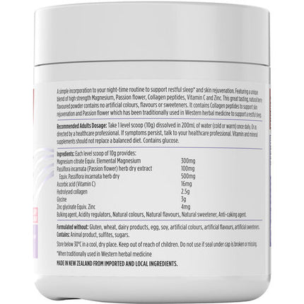Nutra-Life Magnesium Sleep + Collagen Renew 250g