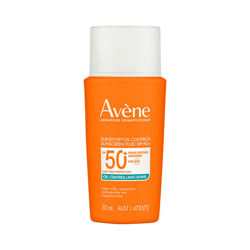 Avène Sunsitive Oil Control Sunscreen Fluid SPF50+ 50ml