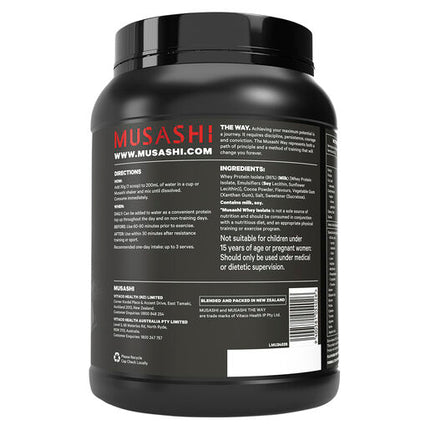 Musashi Whey Isolate Chocolate 900g