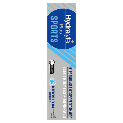 Hydralyte Plus Sports Blueberry Blast Flavoured 20 Effervescent Tablets