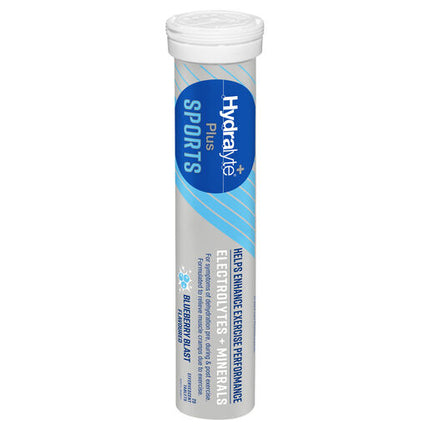 Hydralyte Plus Sports Blueberry Blast Flavoured 20 Effervescent Tablets