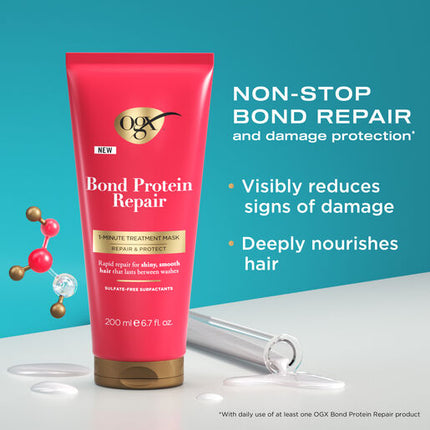 Ogx Bond Protein Repair 1-Minute Treatment Mask 200mL