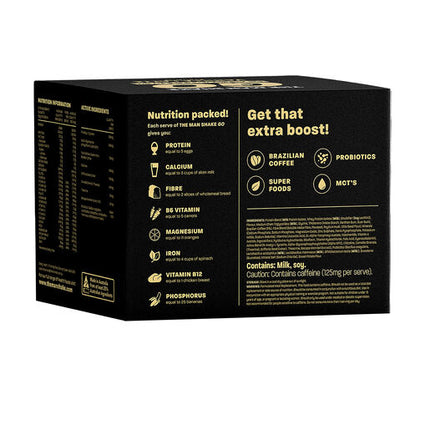 The Man Shake Go Vanilla Latte 56g -10 packs