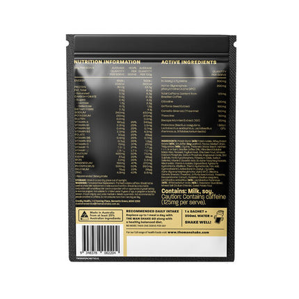 The Man Shake Go Vanilla Latte 56g -10 packs