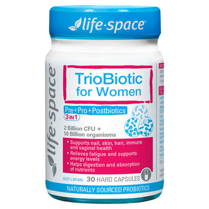 Life-Space TrioBiotic for Women 30 Capsules
