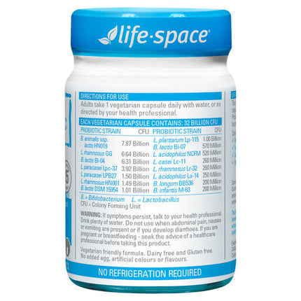 Life-Space Broad Spectrum Probiotic Advanced 60 Hard Capsules