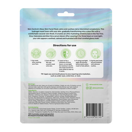 Skin Control Glass Skin Face Mask Tea Tree & Cica