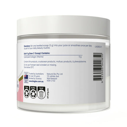 Bioglan Marine Collagen Peptide Booster 100g