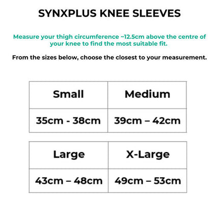 Synxplus Knee Support Sleeves - Small