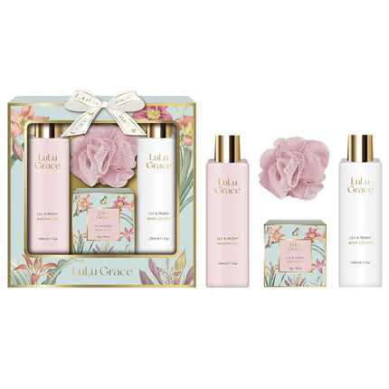 Lulu Grace Lily And Peony Bath Gift Set