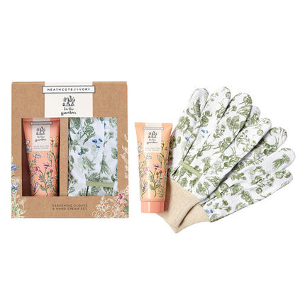 Heathcote & Ivory In The Garden Gardening Gloves and Hand Cream Gift Set