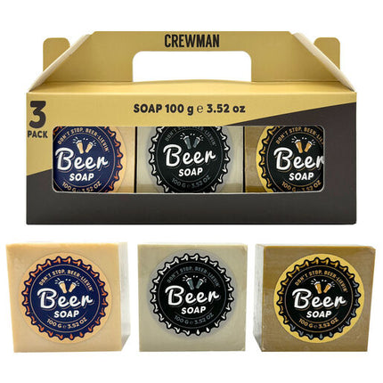 Crewman Beer Soap Gift Set 100g x 3