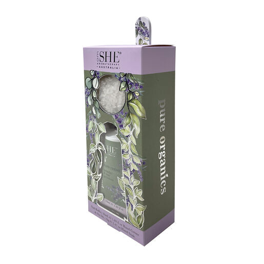 SHE Pure Organics Hand Care Set Lavender & Rose Geranium